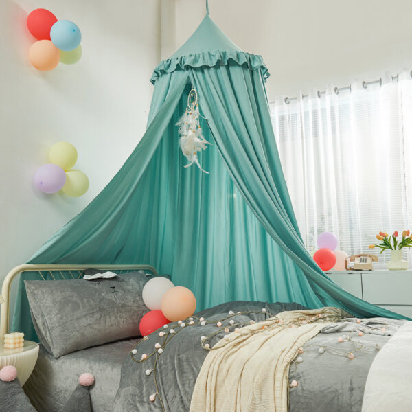Princess, ruffles, domed bed curtains, children's indoor blackout curtains, windshield bedside curtains, ceilings, baby tents