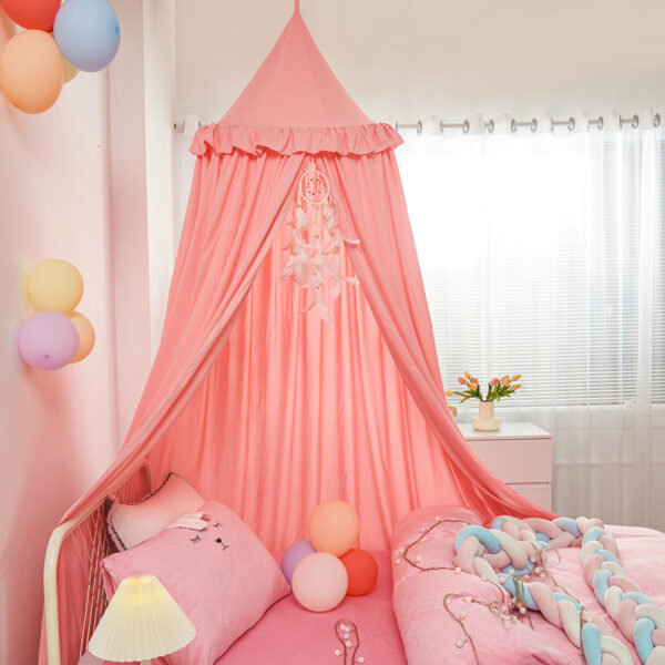 Princess, ruffles, domed bed curtains, children's indoor blackout curtains, windshield bedside curtains, ceilings, baby tents - 图片 8