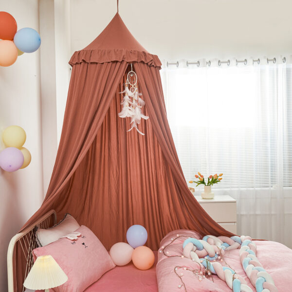 Princess, ruffles, domed bed curtains, children's indoor blackout curtains, windshield bedside curtains, ceilings, baby tents - 图片 9