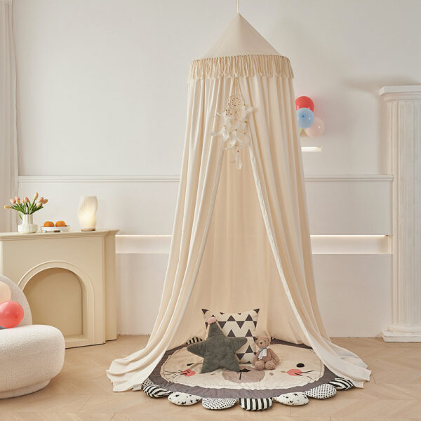 Children's room, dome tassel, hanging tassel, bed curtain, ceiling, princess wind, free installation, home bedroom, shading and dustproof tent - 图片 2