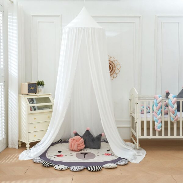 Small dome mantle, children's indoor bed curtain, windshield, baby crib, headboard, blackout mosquito net, ceiling tent - 图片 4