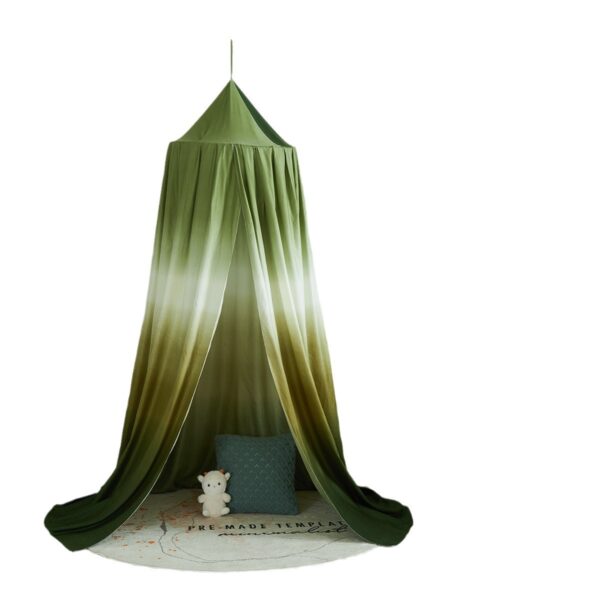 2024 New Style Printed Gradient Bed Curtain Blackout Bed Curtain Mosquito Net Home Bed Canopy Kids Bedside Tent - 图片 5