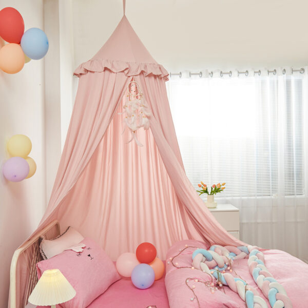 Princess, ruffles, domed bed curtains, children's indoor blackout curtains, windshield bedside curtains, ceilings, baby tents - 图片 4