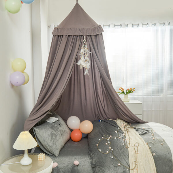 Princess, ruffles, domed bed curtains, children's indoor blackout curtains, windshield bedside curtains, ceilings, baby tents - 图片 7