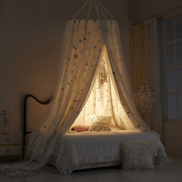 Bed curtains, bunk bed curtains, princess hanging dome mosquito nets, household blackout curtains, mosquito net, free installation - 图片 2