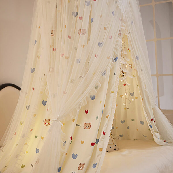 Bed curtains, bunk bed curtains, princess hanging dome mosquito nets, household blackout curtains, mosquito net, free installation - 图片 4