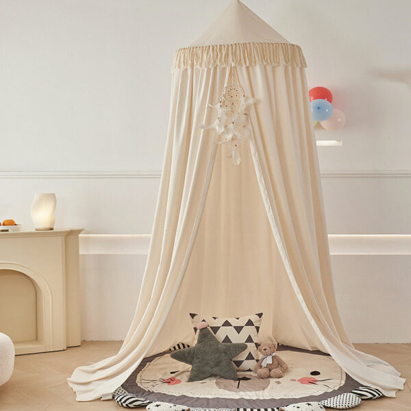 2024 New Children's Room Dome Tassel Hanging Tassel Bed Mantle Ceiling Princess Style Home Bedroom Shading and Dustproof Tent - 图片 5