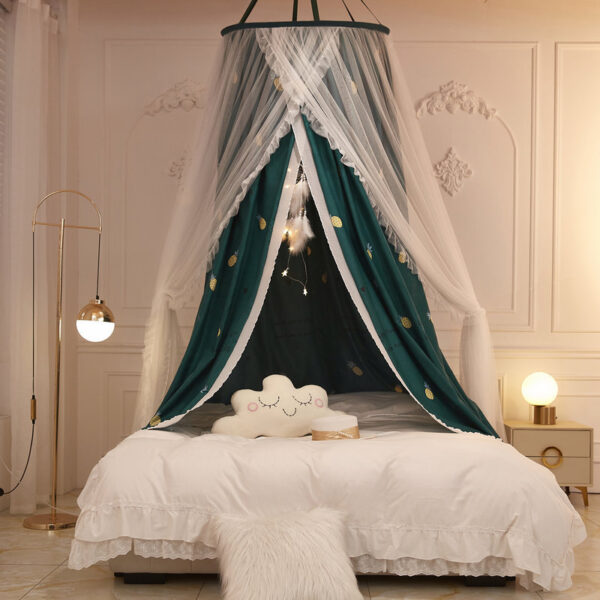 Bed curtains, bunk bed curtains, princess hanging dome mosquito nets, household blackout curtains, mosquito net, free installation - 图片 6