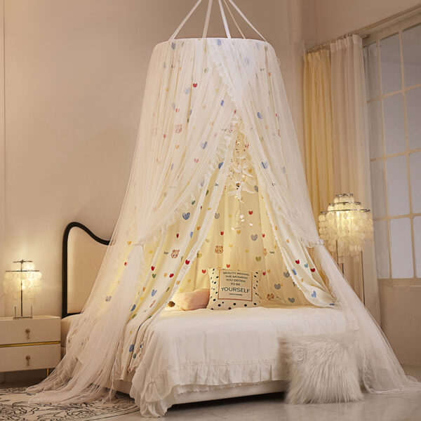 Bed curtains, bunk bed curtains, princess hanging dome mosquito nets, household blackout curtains, mosquito net, free installation - 图片 7