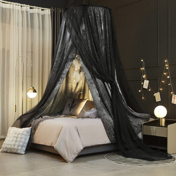 Bed curtains, bunk bed curtains, princess hanging dome mosquito nets, household blackout curtains, mosquito net, free installation - 图片 8